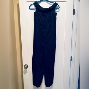 NWT Béatrez cotton poplin black jumpsuit size 4